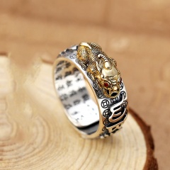 Retro PiXiu Rings Gold